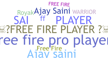 Gelaran - Freefireplayer