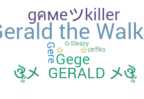 Gelaran - Gerald