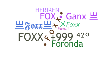 Gelaran - Foxx