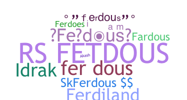 Gelaran - Ferdous