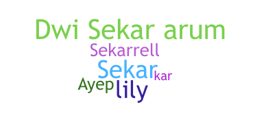 Gelaran - Sekar