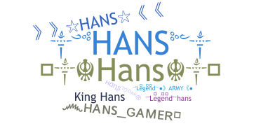 Gelaran - Hans