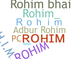 Gelaran - Rohim