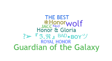 Gelaran - Honor