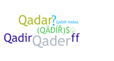 Gelaran - Qadir
