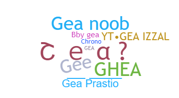 Gelaran - Gea