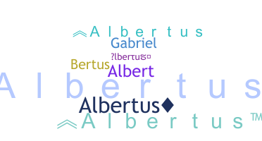 Gelaran - Albertus