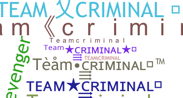 Gelaran - Teamcriminal