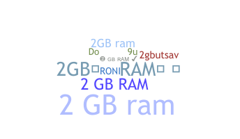 Gelaran - 2GBRAM