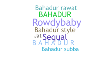 Gelaran - Bahadur