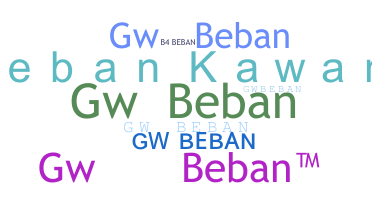 Gelaran - Gwbeban