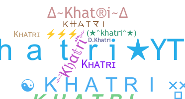 Gelaran - Khatri