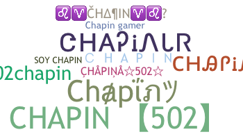 Gelaran - Chapin
